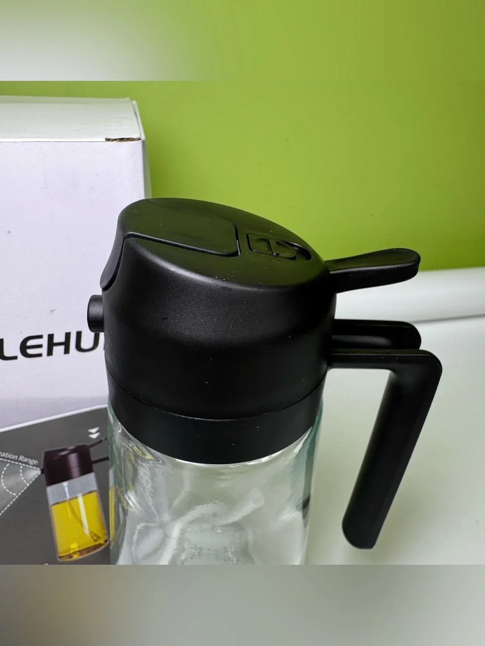 Julehui 2-in-1 kitchen dispenser glass NWT